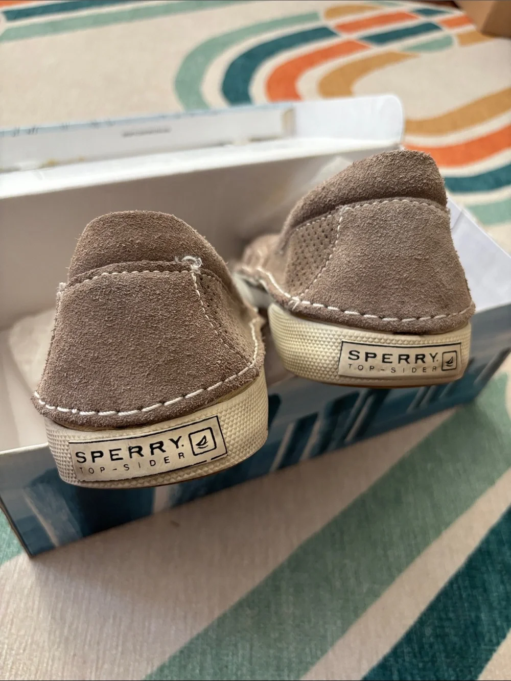 Sperry breathable perforated
